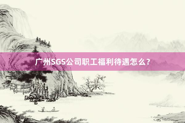 广州SGS公司职工福利待遇怎么？