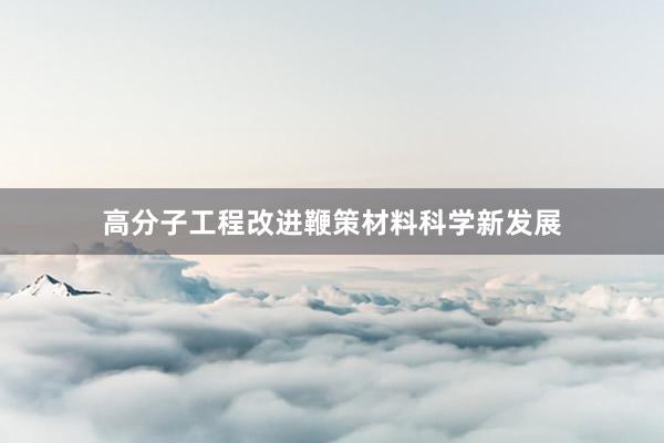 高分子工程改进鞭策材料科学新发展